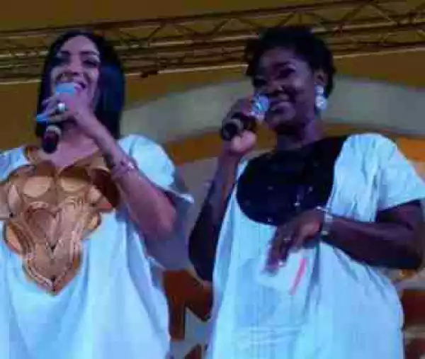 Actresses Mercy Johnson And Juliet Ibrahim Slay In Matching Outfits (Photos)
